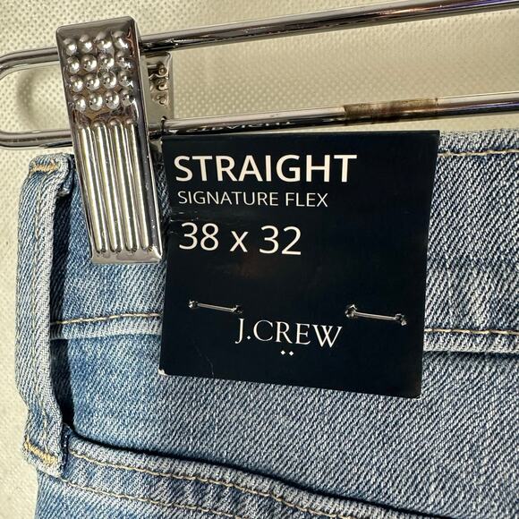 J. Crew Men’s Signature Flex Straight Denim Jeans Size 38 Inseam 32 - Picture 4 of 9